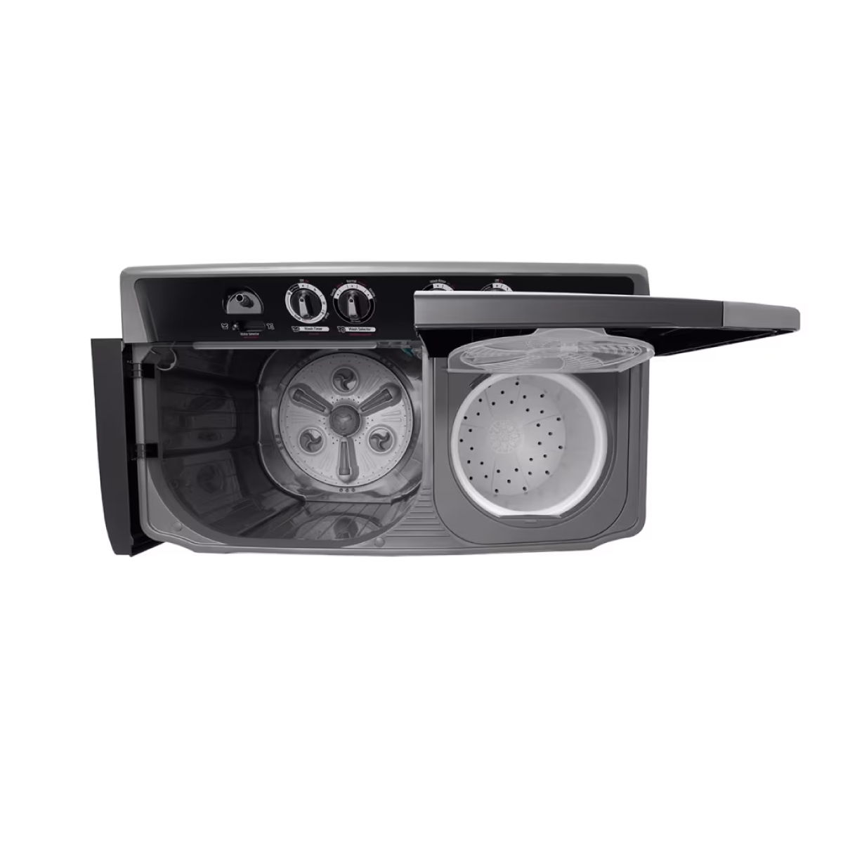 เครื่องซักผ้า 2 ถัง LG รุ่น TT18NAPG ระบบ Roller Jet ถังซัก 18 กก. ถังปั่น 10 กก. รับประกันสินค้า 1 ปี มอเตอร์ 5 ปี