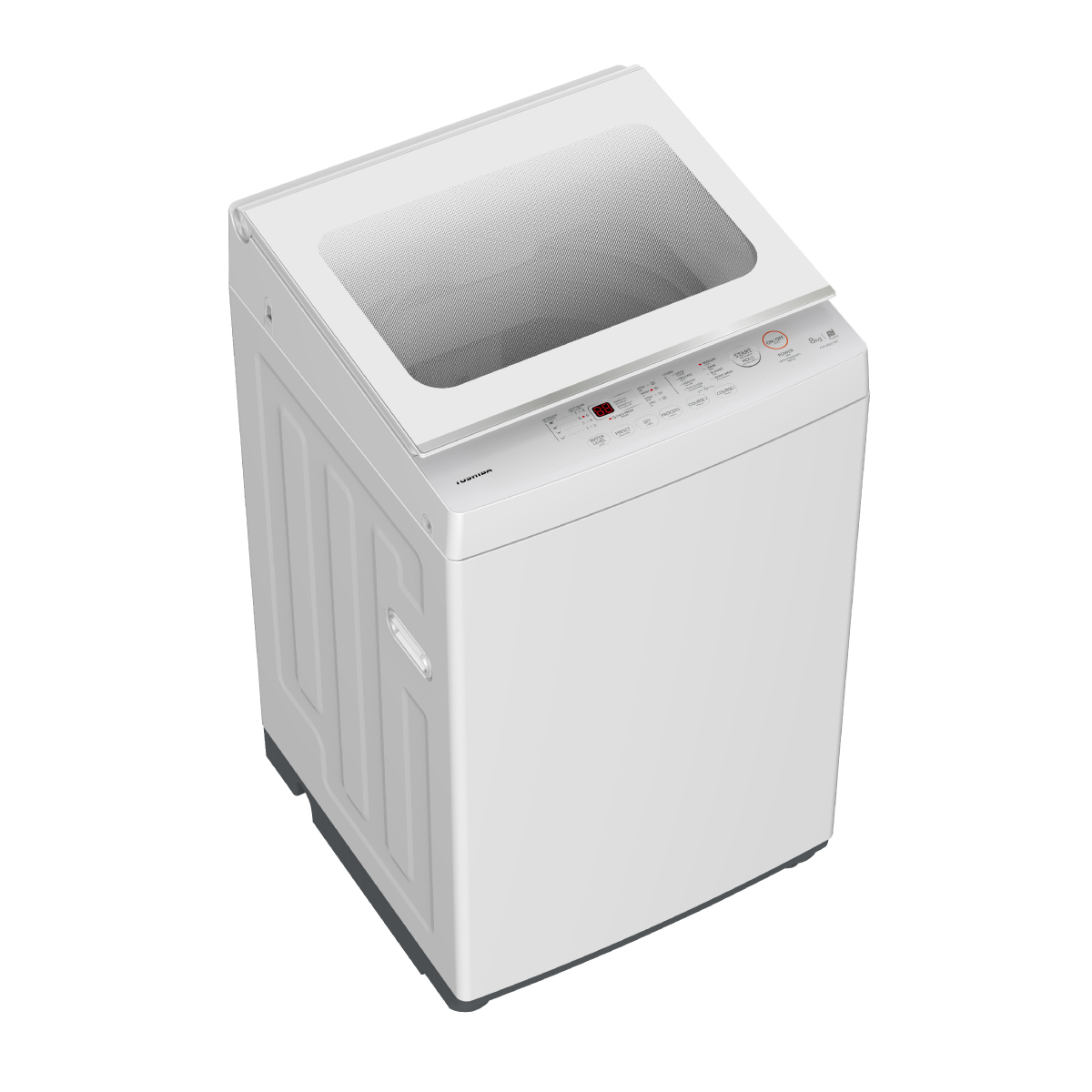 Toshiba เครื่องซักผ้าฝาบน รุ่น AW-M901BT(WW)  ความจุ 8 กก. ดีไซน์ล้ำ ทันสมัย ฝาปิดแบบกระจก ประกัน 2 ปี มอเตอร์ 10 ปี
