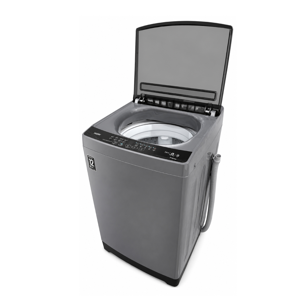 HAIER เครื่องซักผ้าฝาบนอัตโนมัติ รุ่น HWM140-B308S2 ความจุขนาดใหญ่ 14 กก. ประกันมอเตอร์ 12 ปี (ไม่มีช่องใส่น้ำยาซักผ้า)