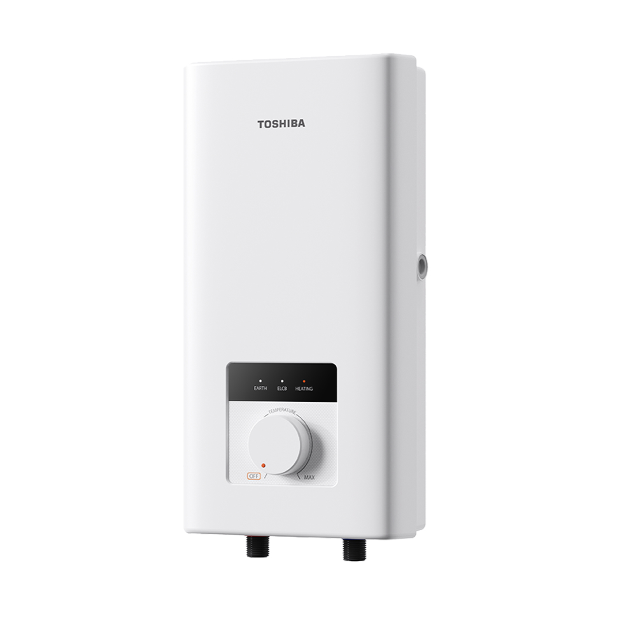 เครื่องทำน้ำอุ่น Toshiba 4800 วัตต์ รุ่น TWH-48MFNTH(W)-WB สีขาว ถังทองแดงคุณภาพสูง ปรับอุณหภูมิแบบหมุน รับประกัน 5 ปี
