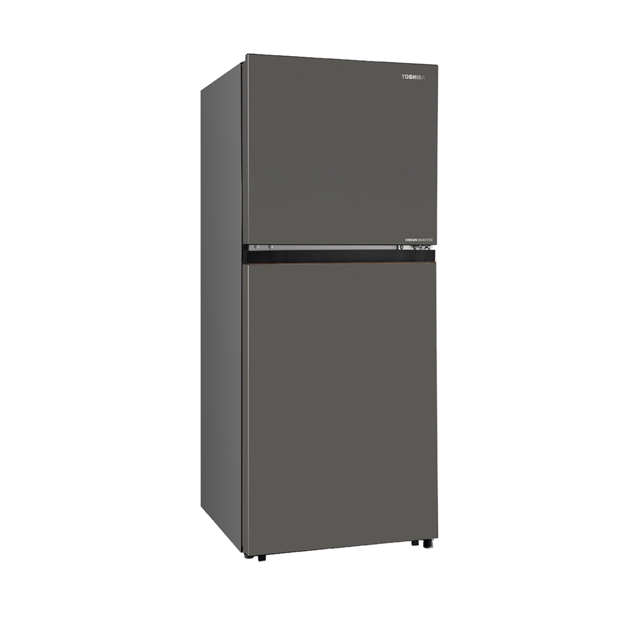 Toshiba ตู้เย็น 2 ประตู 7.3 คิว รุ่น GR-RT268WE-PMTH(50) ระบบ Inverter สี Dark Silver | ประกันคอมฯ 10 ปี