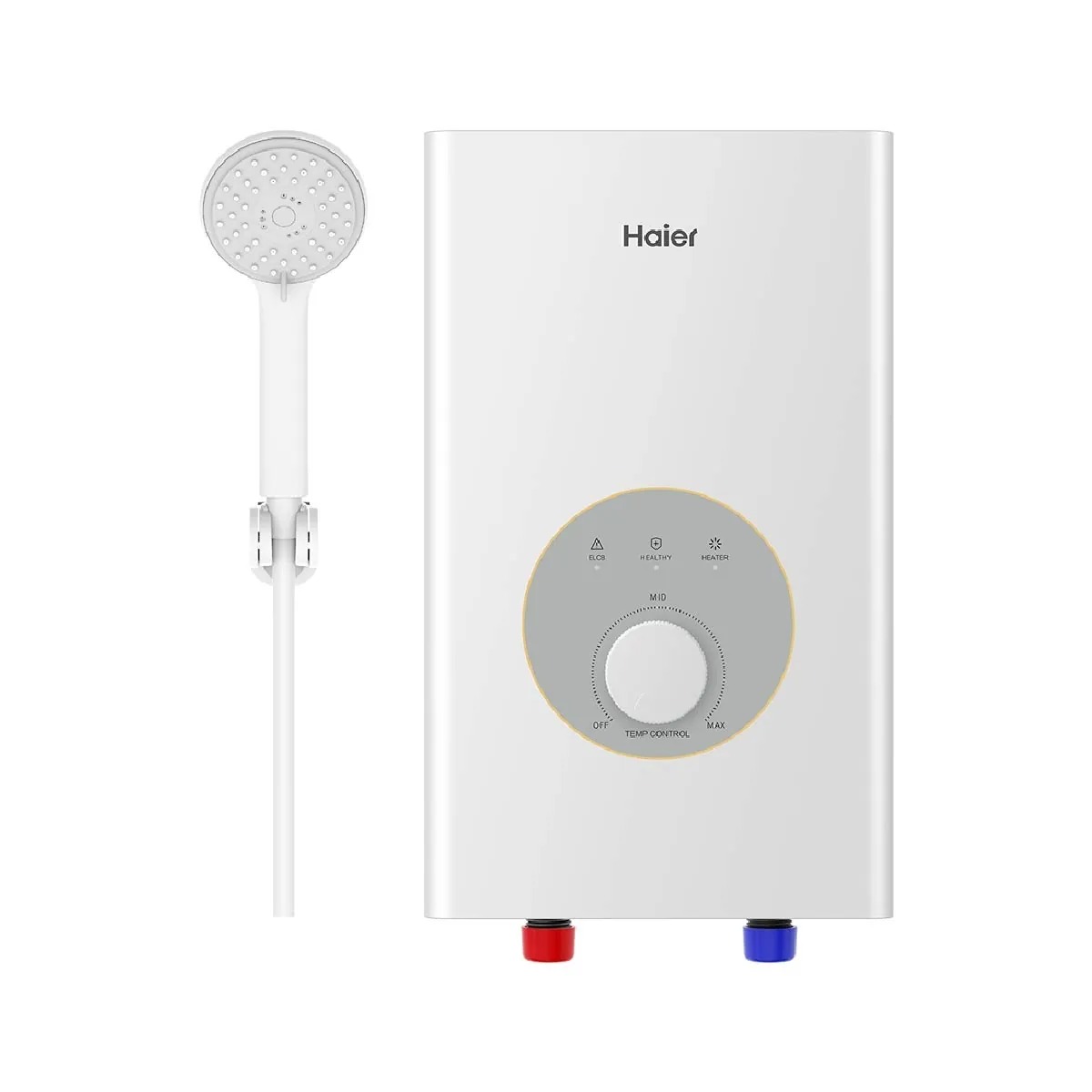 Haier เครื่องทำน้ำอุ่น F1 Series รุ่น EI45M-F1W(TH) ขนาด 4,500 วัตต์ ขดลวดทองแดงคู่ รับประกัน 5 ปี