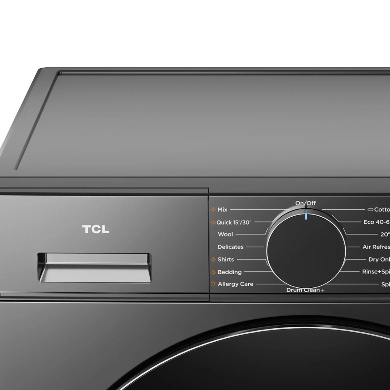  เครื่องซักผ้าอบผ้า TCL รุ่น WT10GCWDG ซักอบจบในเครื่องเดียว ความจุ 10 กก. อบ 7 กก. สั่งงานผ่านแอปพลิเคชัน ประกัน 12 ปี